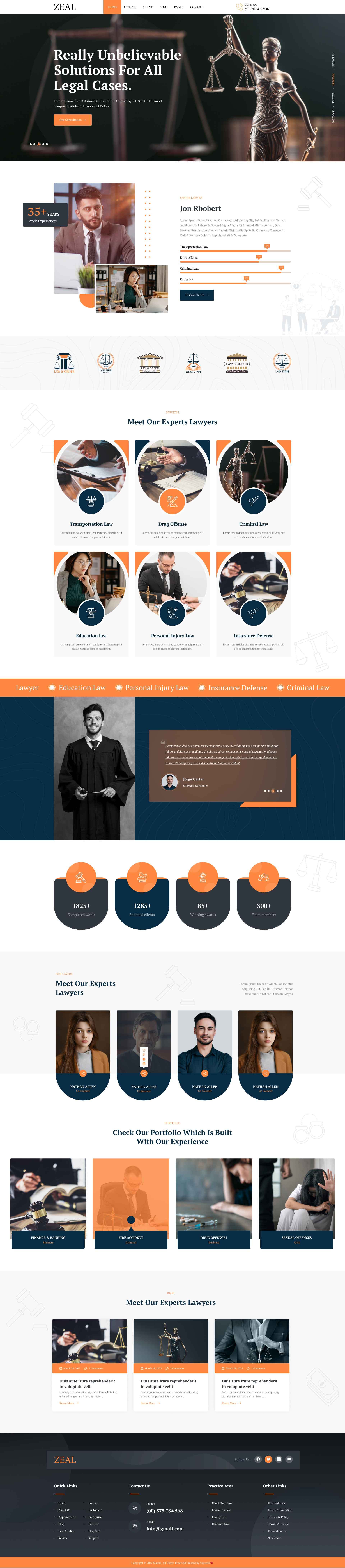 lawyers website design