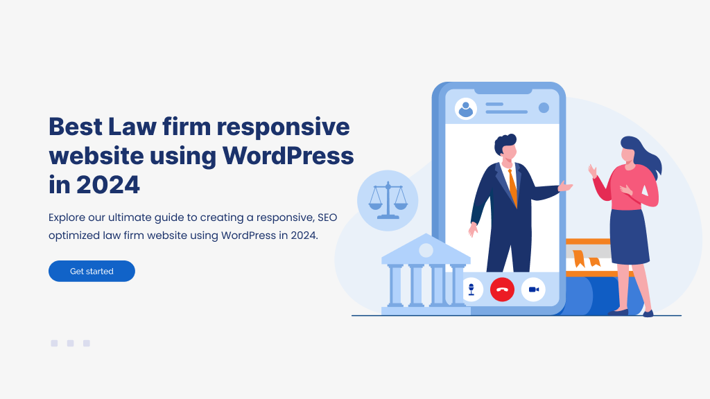 law firm responsive website using WordPress in 2024