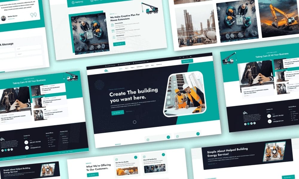 Custom Landing Page Design for Brand Identity