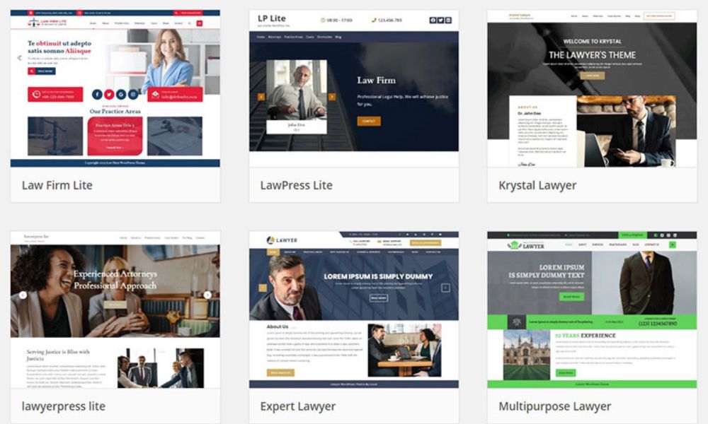 WordPress Website for Legal Services