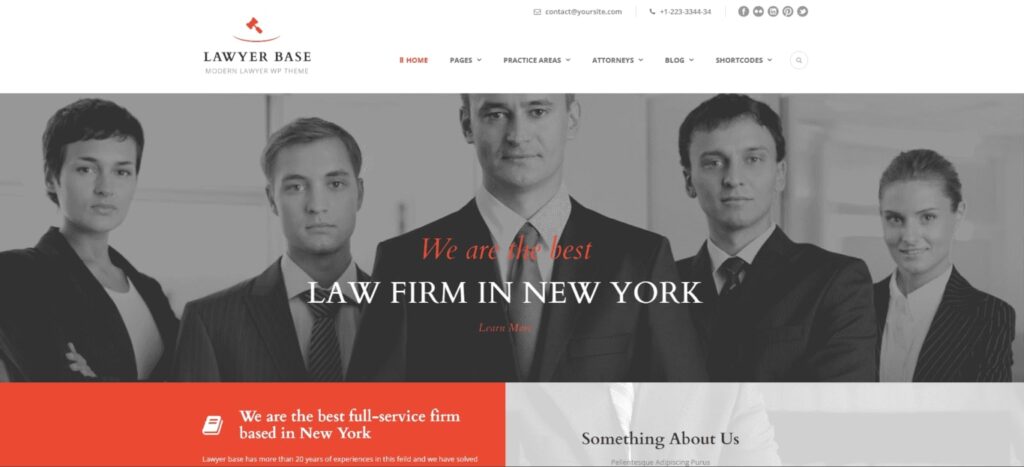 Lawyer Base theme