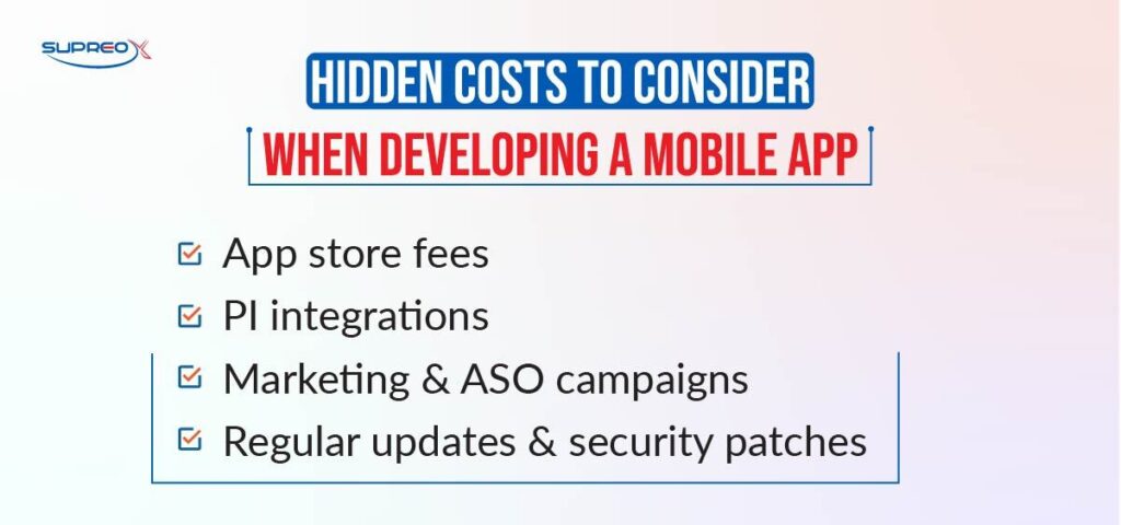 Hidden Costs to Consider When Developing a Mobile App